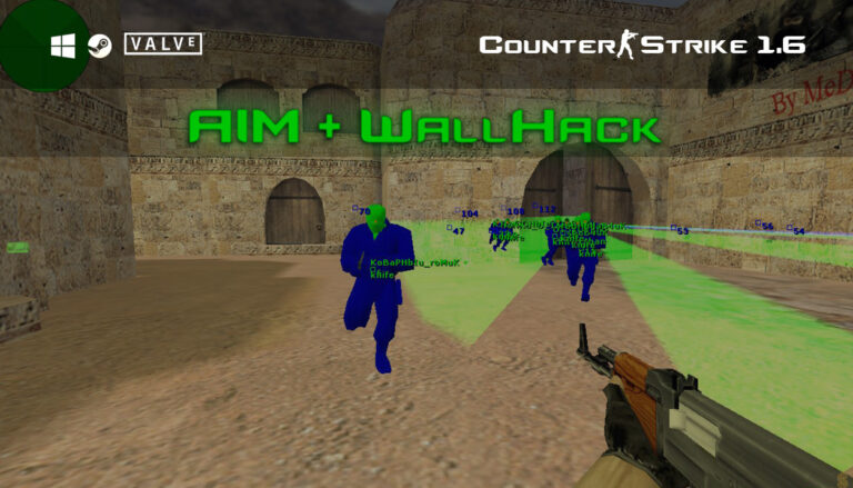 Скачать CS 1.6 с Aim конфигом + Wallhack